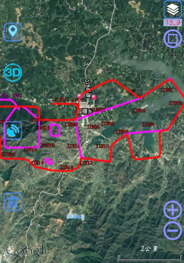 信陽1:500農(nóng)村地形測繪無人機(jī)載